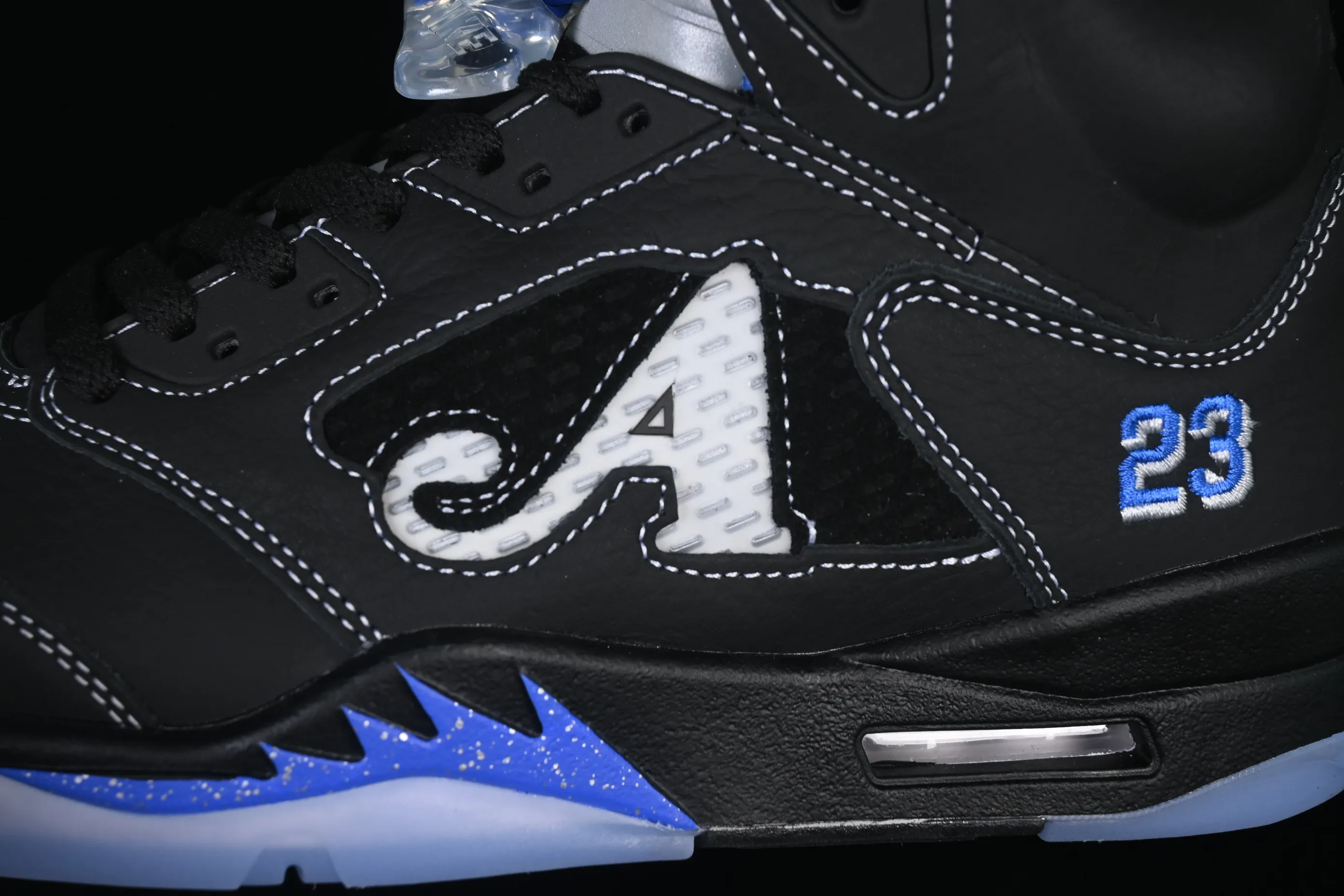 All categories Air Jordan Jordan series basketball shoes Air Jordan 5 TG version Awake NY x Air Jordan 5 "Black Metallic" AJ5 Joe 5 joint model black and gray DV4982-004
